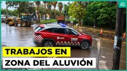 Alerta en Las Condes por riesgo de nuevo aluvión: Máxima vigilancia en quebradas