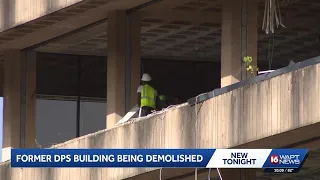 Former Mississippi Highway Patrol headquarters in Jackson demolished after DPS opens new Pearl ca...