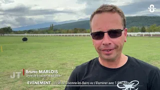 The sky over Divonne-les-Bains to light up with 1,000 drones