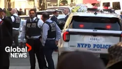 Protests erupt in New York City after ICE shot man with kid in car