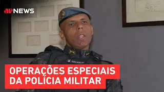 Commander explains the role of the 2nd Shock Battalion of the São Paulo Military Police