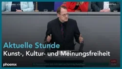 Aktuelle Stunde: Kunst-, Kultur- und Meinungsfreiheit am 20.03.26 Aktuelle Stunde: Kunst-, Kultur- und Meinungsfreiheit am 20.03.26
