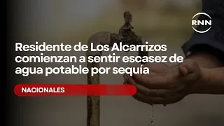 Los Alcarrizos residents begin to feel the shortage of drinking water due to drought
