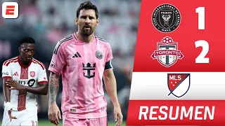 MESSI MARCÓ, PERO NO ALCANZÓ. INTER MIAMI perdió ante TORONTO FC y suma 4 partidos sin ganar | MLS