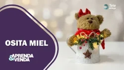 COMO HACER UNA OSITA NAVIDEÑA on Hellen Portilla | Aprende y Venda