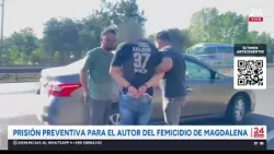Prisión preventiva para el autor del crimen de Magdalena Burgos
