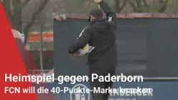 Heimspiel gegen Paderborn: FCN will mit Sieg die 40-Punkte-Marke knacken