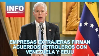 Foreign companies sign oil deals with Venezuela and the US to double production