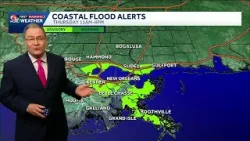 В четверг возможно прибрежное наводнение, в выходные ожидается потепление.