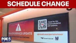 NJ Transit rides face major service changes for Portal Bridge Cutover's last phase