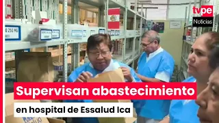 Essalud hospital in Ica inspected: checks on medicine, care, and infrastructure