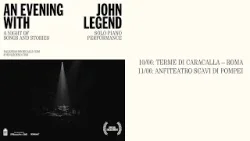 John Legend torna in Italia con due date speciali