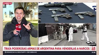 Traía poderosas armas para venderlas a narcos