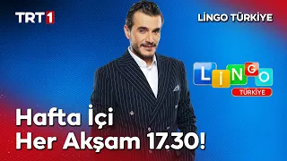 Lingo Türkiye, hafta içi her gün 17.30'da TRT 1 ’de