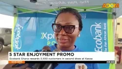 5 Star Enjoyment Promo: Ecobank Ghana rewards 3500 customers in second draw at Kasoa - Evening News 5 Star Enjoyment Promo: Ecobank Ghana rewards 3500 customers in second draw at Kasoa - Evening News