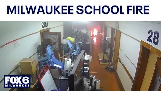 Lincoln Avenue School fire; surveillance video released  | FOX6 News Milwaukee