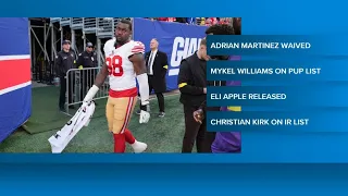 49ers roster is taking shape: Key players released or sidelined