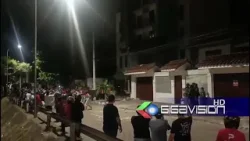 Repartidores rodearon viviendo de supuesto agresor d delibery av. beni y forzaron puerta de garaje