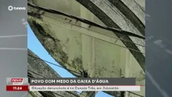 Povo com medo da caixa d’água  Situação denunciada é no Curado Três, em Jaboatão | #NovaGeral