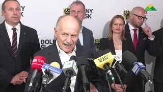 Press conference announcing the 35th Economic Forum in Karpacz