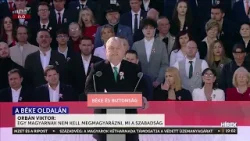 Orbán: Megvédjük Magyarországot a háborús láztól - HírTV