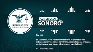 Audio Press Release No. 139 / 2026