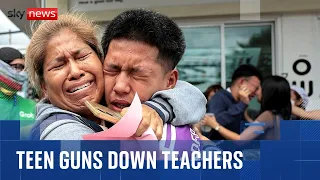 Boy, 14, kills several teachers after shooting grandparents