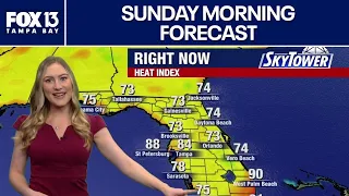 Tampa weather | Sunday morning forecast