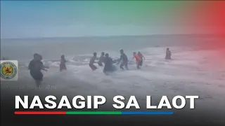 2 mangingisda nasagip mula sa lumubog na bangka sa Laoag | ABS-CBN News