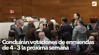 4x3 Amendment Votes to Conclude Next Week