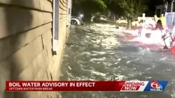 Floodwaters enter Uptown homes after water main break