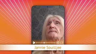 TV Oranje app video message - Jannie Souilljee