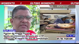 ¡Condenable! Confirman robo de costoso equipo médico en el Hospital Escuela