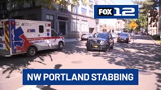 1 hurt, 1 detained after fight leads to stabbing in Portland’s Pearl District