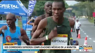 Woman suffers cardiac arrest and man suffers seizures during the Medellín Marathon