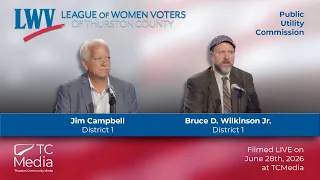LWV Primary 2026 - Public Utility Commission - District 1