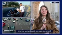 Stirile Kanal D - Scapi de amenda daca uiti permisul acasa! | Editie de seara