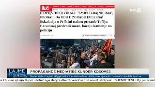 Mediet serbe i trajtuan aktgjykimet e Speciales me tone tallëse, duke i paraqitur dënimet