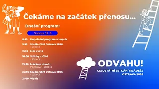 Dopolední program a impuls - CSM Ostrava 2026 - sobota