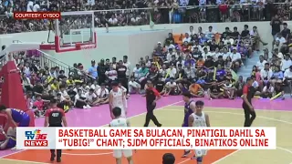 Basketball game sa Bulacan, pinatigil dahil sa “tubig!” chant; SJDM officials, binatikos online