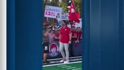 Eric Crouch makes his way to Big Noon Kickoff