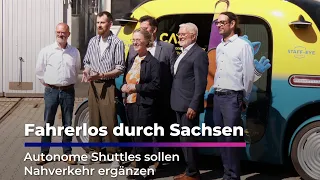Autonomous driving in Saxony: Driverless shuttles expected by 2030 | Sachsen Fernsehen