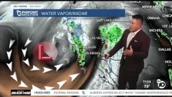 This is when rain is expected to fall in San Diego