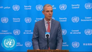 Election of the next UN Chief - Security Council President's Stakeout | United Nations