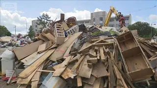 Record-breaking rainfall in Hakui City, Ishikawa: "Disaster waste" disposal begins, over 700 vehi...