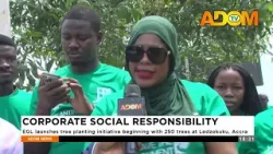 Social Responsibility: EGL launches tree planting initiative beginning with 250 trees at Ledzokuku