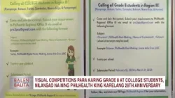 Visual competitions para karing Grade 8 at college students, nilansad na ning PhilHealth