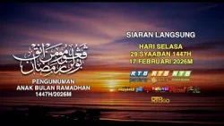 Promo: Siaran Langsung - Pengumuman Anak Bulan Ramadhan 1447H / 2026M Promo: Siaran Langsung - Pengumuman Anak Bulan Ramadhan 1447H / 2026M