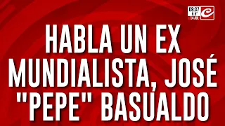 José "Pepe" Basualdo en Crónica: "Es muy importante ganarle a Inglaterra"