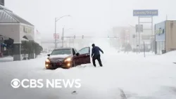 Watch: First videos of winter storm